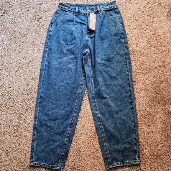 NWT Romwe mom jeans size L/8-10 - Picture 1 of 4